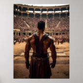 Verover het Colosseum: Oude Gladiator Arena Pos Poster (Voorkant)