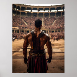 Verover het Colosseum: Oude Gladiator Arena Pos Poster