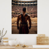 Verover het Colosseum: Oude Gladiator Arena Pos Poster (Keuken)