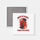 Verover in twijfel je demonen magneet (Voorkant / Achterkant)