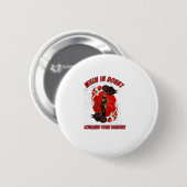 Verover in twijfel je demonen ronde button 5,7 cm (Voorkant /achterkant)