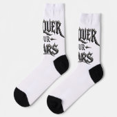 Verover Je Angsten Motiverende Crew Socks Sokken (Links)