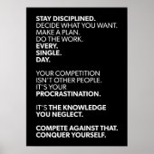 Verover jezelf - Motivatie Poster (Voorkant)