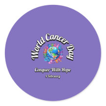 Verover met hoop. Wereldkankerdag.