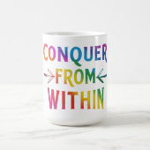 Verover van binnenuit koffiemok (Center)