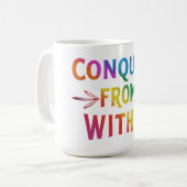 Verover van binnenuit koffiemok (Voorkant links)