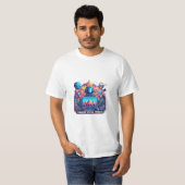 Verover virtuele werelden t-shirt (Voorkant volledig)