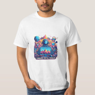 Verover virtuele werelden t-shirt