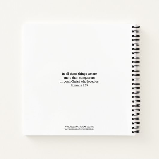 VEROVERAAR Christelijk Notitieboek (Achterkant)