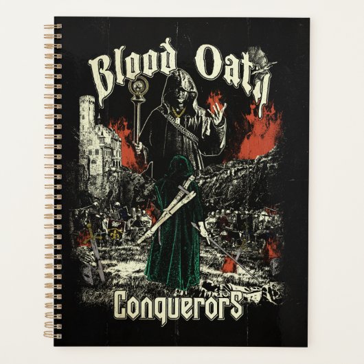 Veroveraars - Retro MetalCore Planner (Voorkant)