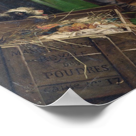 Veroveraars van Bastille voor het Hotel de Poster (Hoek)