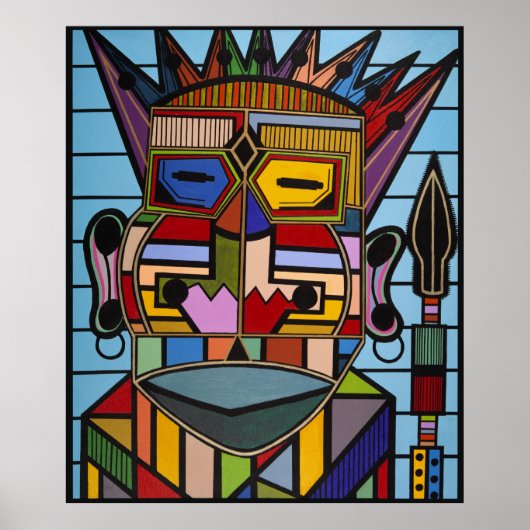 "Veroveren en veroveren" door Ruchell Alexander Poster (Voorkant)