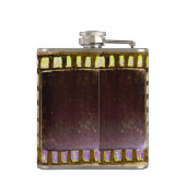 Veroveren over het kwaad heupfles (Achterkant)