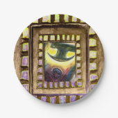 Veroveren over het kwaad papieren bordje (Voorkant)