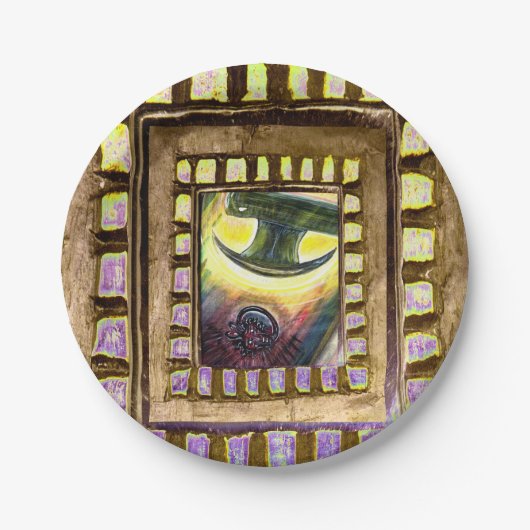 Veroveren over het kwaad papieren bordje (Voorkant)