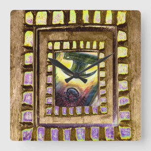 Veroveren over het kwaad vierkante klok