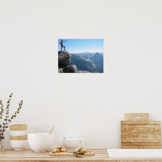 Veroveren van de wereld poster (Keuken)