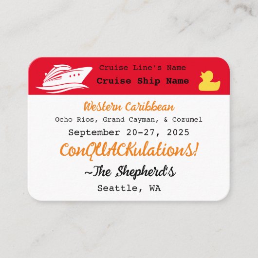 Verovering! Label met kruisend afval (Voorkant)