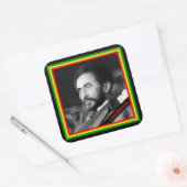 Verovering Leeuw Vierkante Sticker (Envelop)