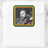 Verovering Leeuw Vierkante Sticker (Tas)