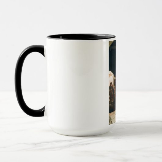 Verovering (Overwinnende middeleeuwse ridder) Mok (Links)