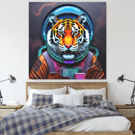 VEROVERING VAN DE TIJGERMAAN-4 CANVAS AFDRUK
