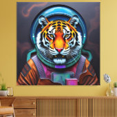 VEROVERING VAN DE TIJGERMAAN-4 CANVAS AFDRUK (Insitu (Woonkamer))