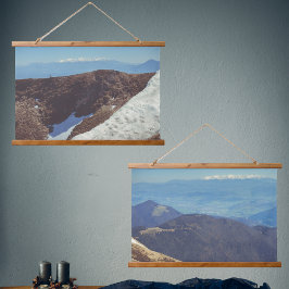 Verovering van de top hangend wandkleed