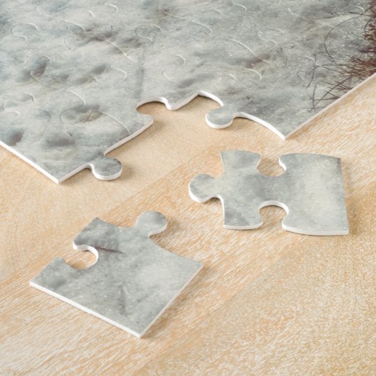 Verovering van de top legpuzzel (Zijkant)