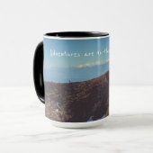 Verovering van de top mok (Voorkant links)