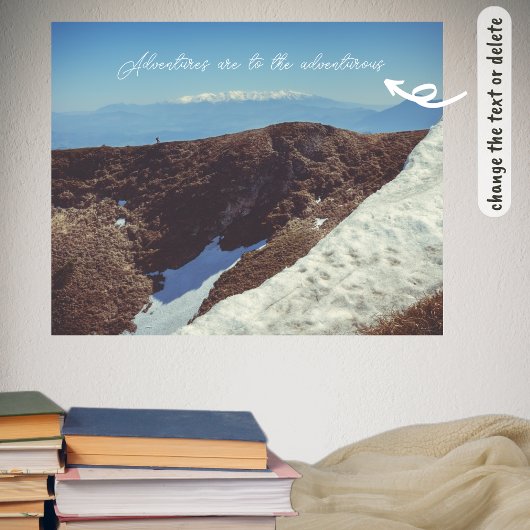 Verovering van de top poster