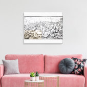 Verovering van Jeruzalem door Karel de Grote Canvas Afdruk (Insitu (Woonkamer))