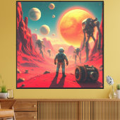 VEROVERING VAN MARS 7 CANVAS AFDRUK (Insitu (Woonkamer))