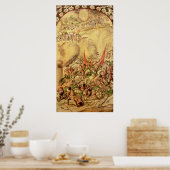 Verovering van Mexico: de Spanjaarden die zich ter Poster (Keuken)