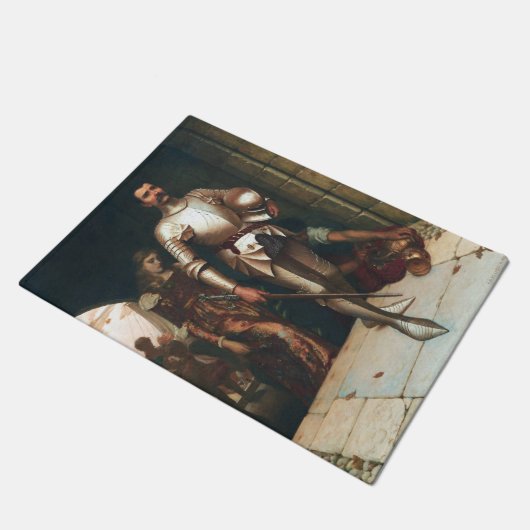 Verovering (Victorious Knight in the Middle Ages) Deurmat (Schuin)