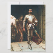 Verovering (zegevierende ridder) kaart (Voorkant)