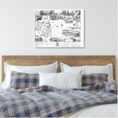 Veroveringen van Gustaaf II Adolf Canvas Afdruk (Insitu (Slaapkamer))