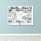 Veroveringen van Gustaaf II Adolf Canvas Afdruk (Insitu (Houten vloer))