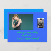 Verpak je gevangene met een grappig briefkaart! briefkaart (Voorkant / Achterkant)