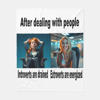 Verpak jezelf in deze Introvert/Extrovert deken