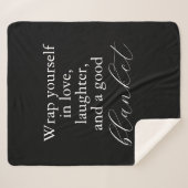 Verpak jezelf met liefde | Creëer uw eigen Sherpa Deken (Voorkant (horizontaal))