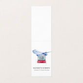 Verpak uw bagagereisagent visitekaartje (Buitenkant ongevouwen)