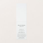 Verpak uw bagagereisagent visitekaartje (Binnenkant ongevouwen)