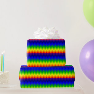 Verpakkend Document - de Golf van de Regenboog Cadeaupapier