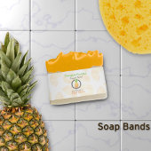 Verpakking anananasverpakking Artisan Soap Band Uitnodigingen Wikkel