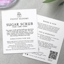 Verpakking body scrub inzetstuk zorg marketing