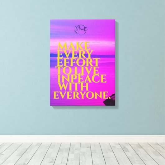 Verpakking Canvas Afdruk (Insitu (Houten vloer))