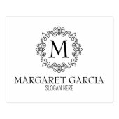 Verpakking Douane Monogram, Kleine Grote Zaken Rubberstempel (Afrduk)