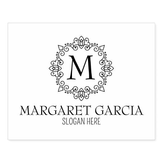 Verpakking Douane Monogram, Kleine Grote Zaken Rubberstempel (Afrduk)