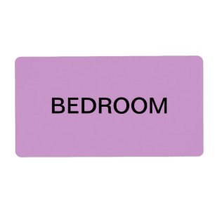 Verpakking en verplaatsing van slaapkamers etiket